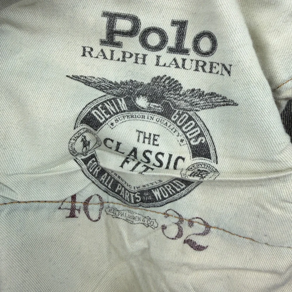 Polo Ralph Lauren Classic Fit Jeans Mens 40x32 Blue Denim Medium Wash Straight
